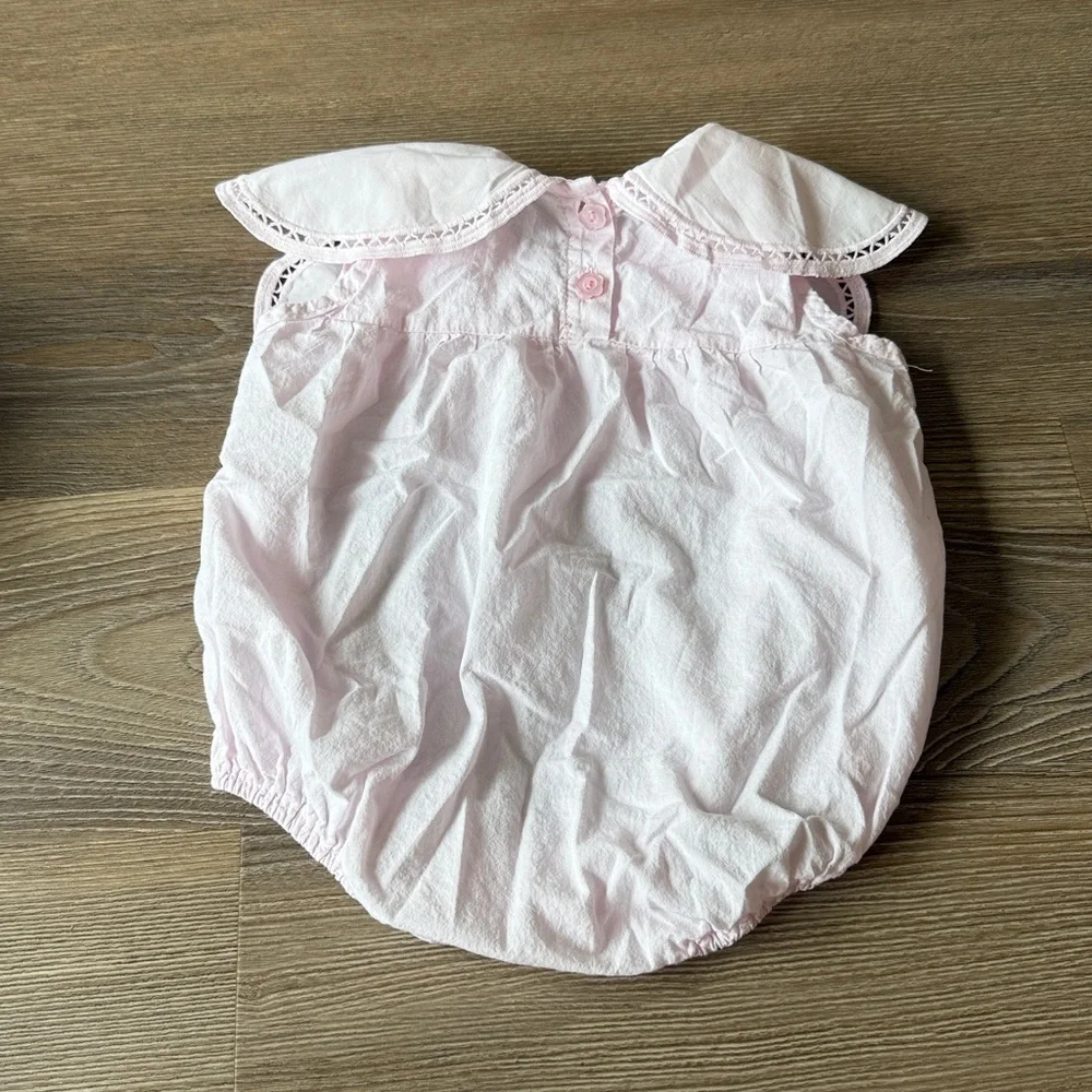 Mi piccolo baby girl flower bubble romper size 0-3 months